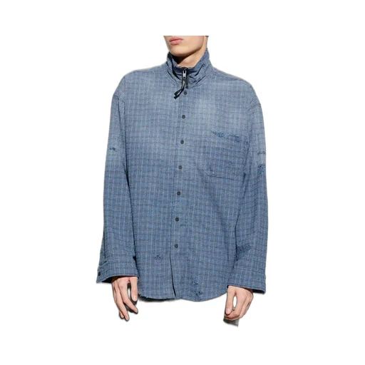 Checkered Long-Sleeve Shirt
