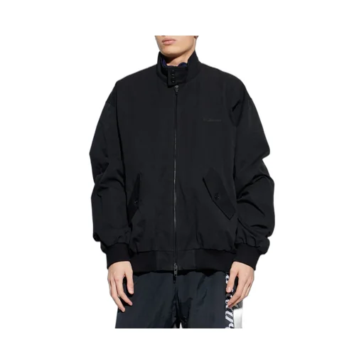 Logo Embroidered Zipped Jacket