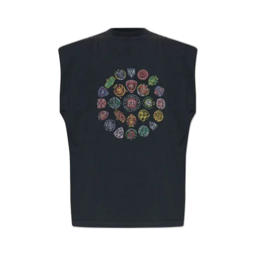 Spiral Crest Sleeveless T-Shirt