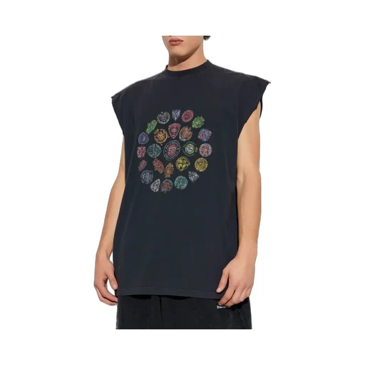 Spiral Crest Sleeveless T-Shirt