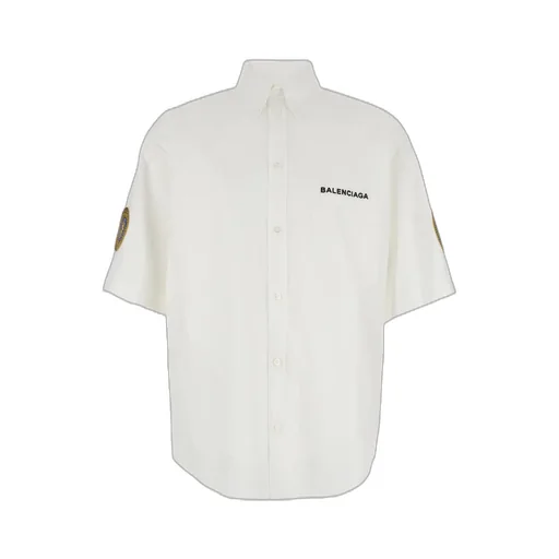 Logo Embroidered Short-Sleeved Shirt