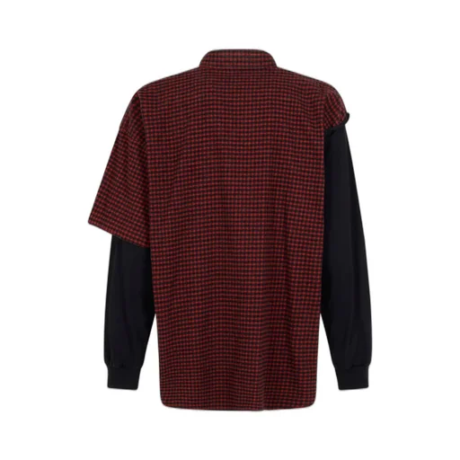 Panelled Long-Sleeve Shirt