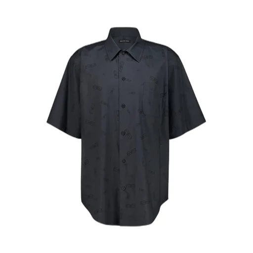 Collared Short-Sleeve Shirt