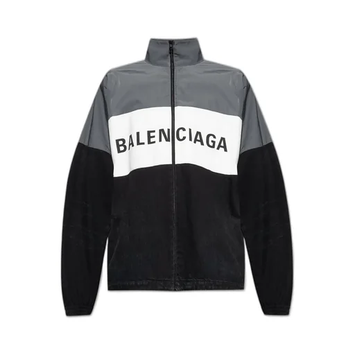 Logo Printed Zipped Jacket