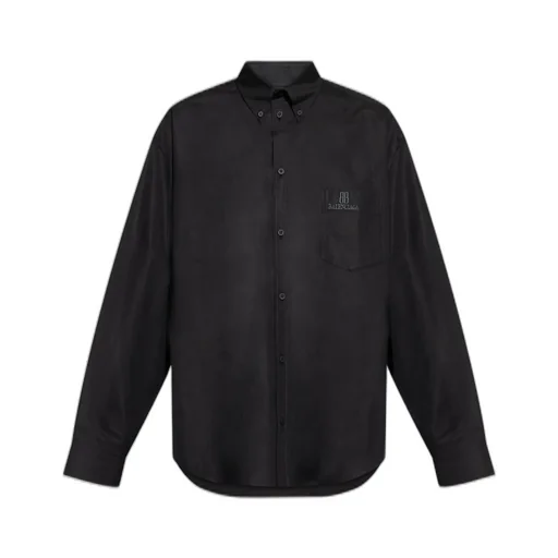 Bb Logo Embroidered Long-Sleeved Shirt