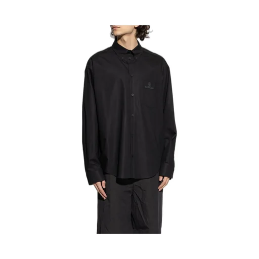 Bb Logo Embroidered Long-Sleeved Shirt