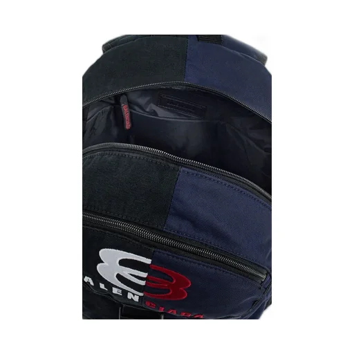 Logo Embroidered Buckled Backpack