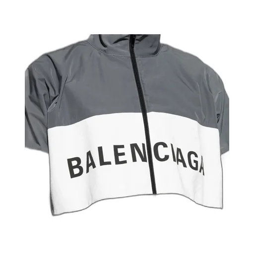 Logo Printed Zipped Jacket