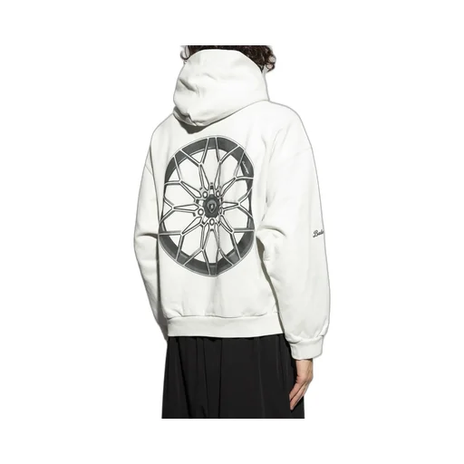 X Automobili Lamborghini Logo Printed Hoodie