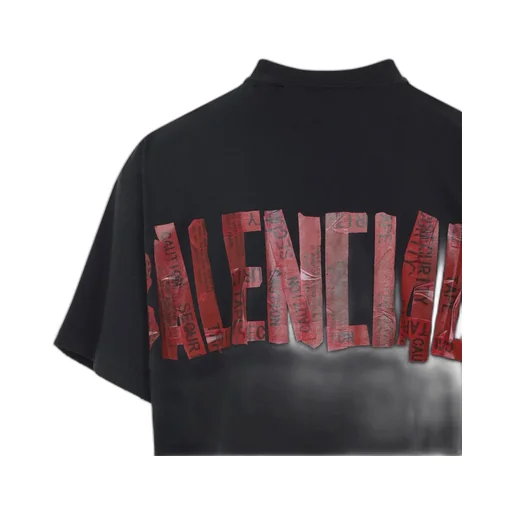 Security Tape Logo Oversized T-Shirt