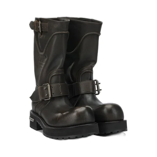 Venom Buckled-Strap Boots