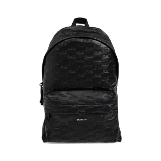 Logo Embossed Backpack