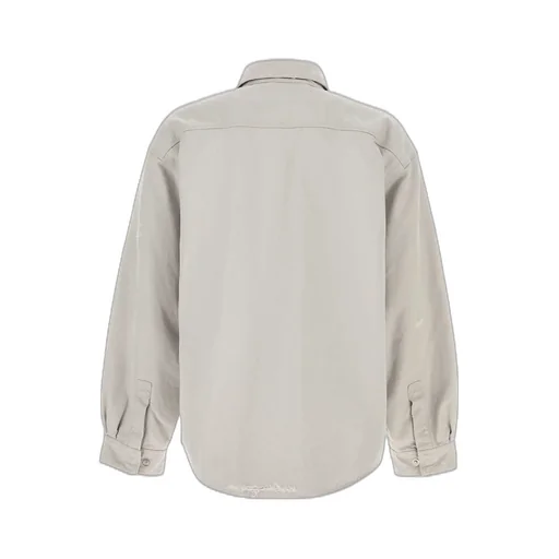 Collared Long-Sleeve Workwear Overshirt