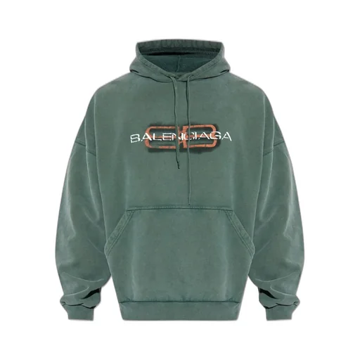 Logo Printed Drawstring Hoodie