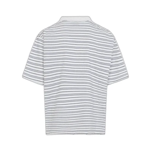 Laurel Classic Pique Striped Polo Shirt