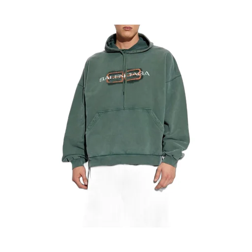 Logo Printed Drawstring Hoodie