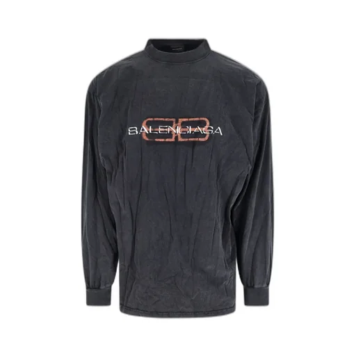 Bb Icon Stencil Large Fit Long-Sleeved T-Shirt