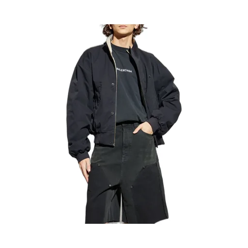 High-Neck Reversible Jacket