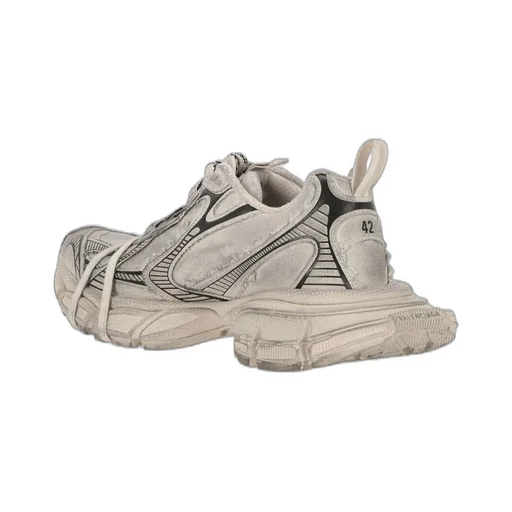 3Xl Worn-Out Effect Sneakers