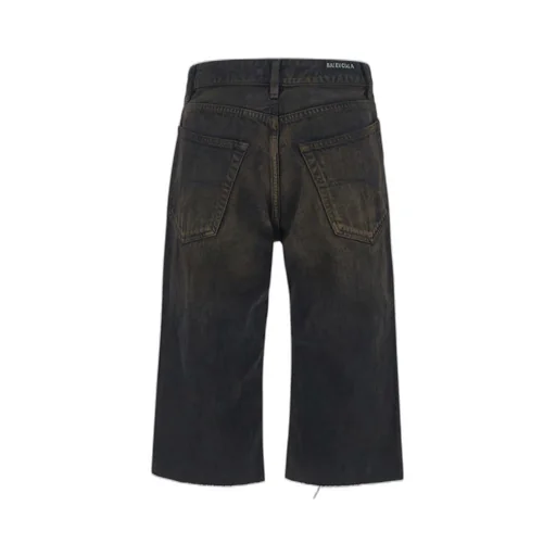 Frayed Edge Denim Shorts