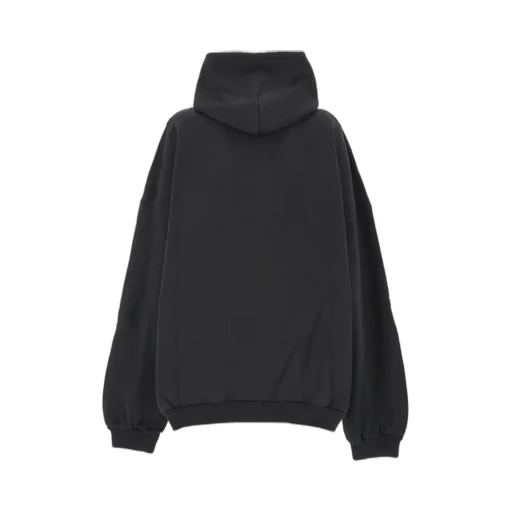 Optical Logo Printed Hoodie