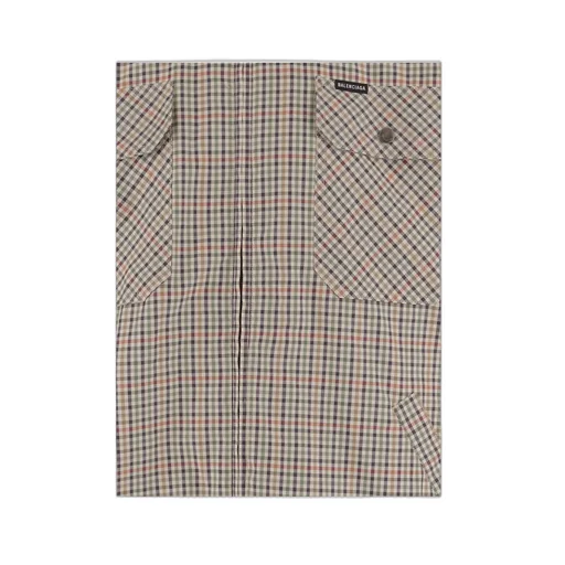 Checked Zipped Shirt