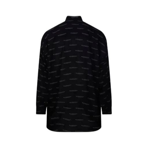 All-Over Logo Long-Sleeve Shirt