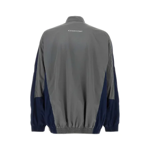 Distressed Panelled Tracksuit Shirt