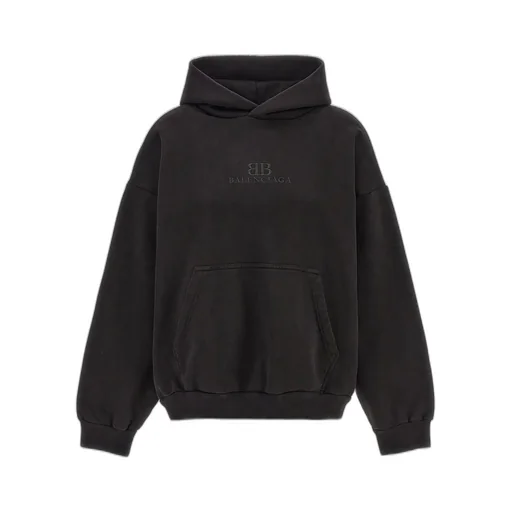 Bb Logo Embossed Hoodie