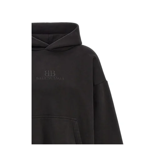 Bb Logo Embossed Hoodie