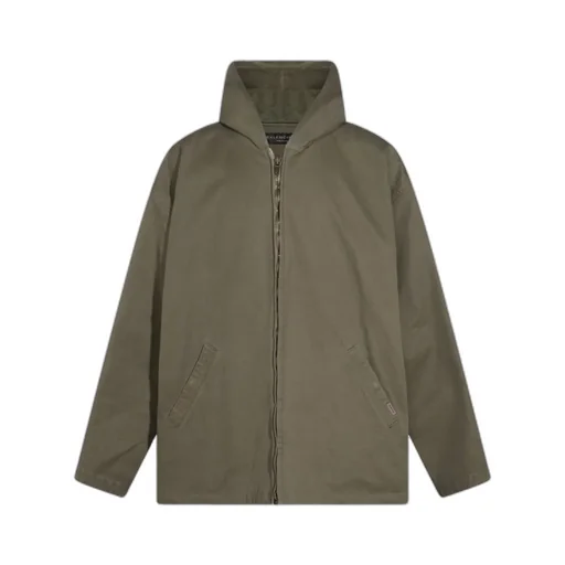 Zip-Up Hooded Jacket