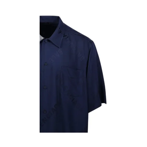 Fluid Jacquard Short-Sleeve Shirt