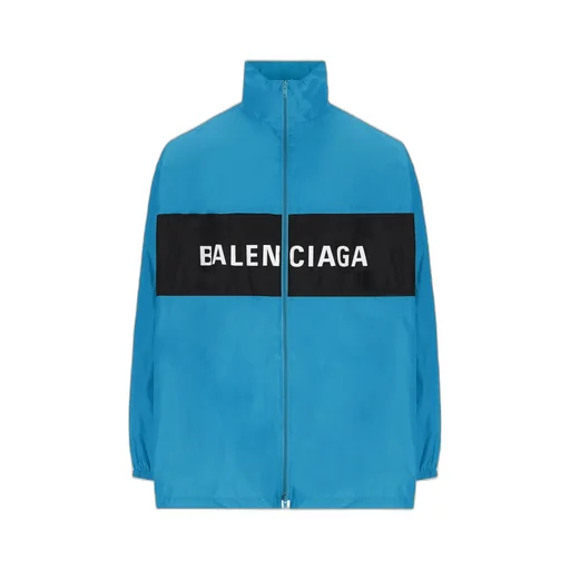 Logo Printed High-Neck Jacket
