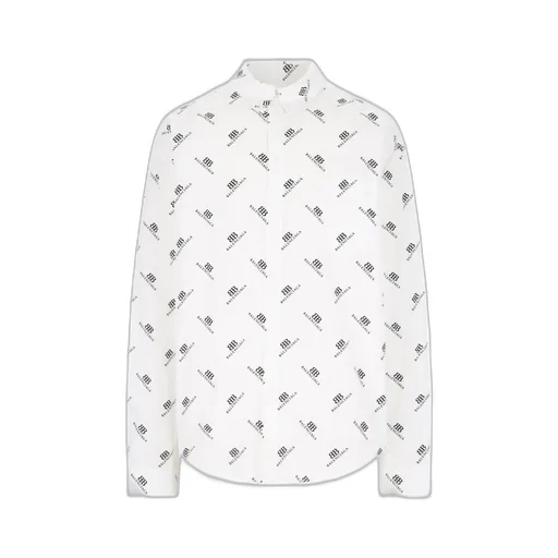 Allover Bb Logo Printed Long-Sleeved Shirt