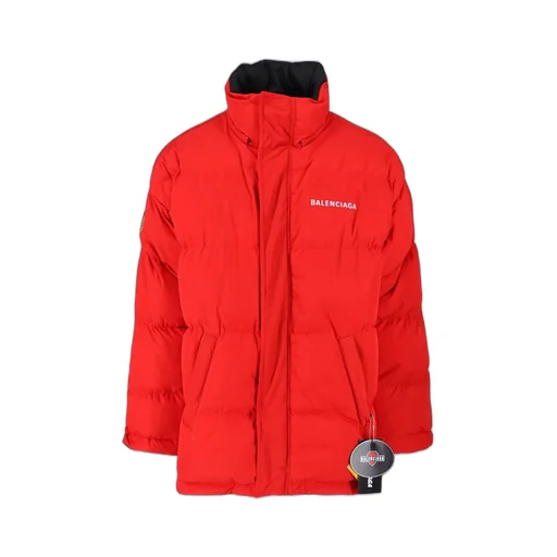 Logo Patch Reversible Hooded Jacket
