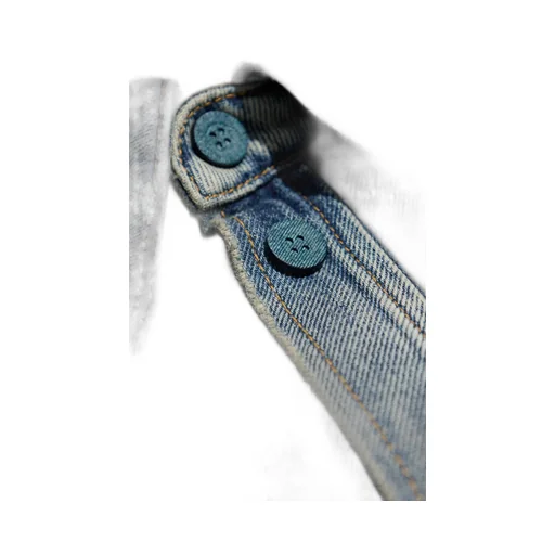 Collared Long-Sleeve Denim Shirt