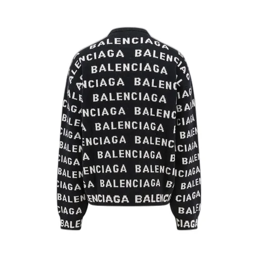 Allover Logo Intarsia Knitted Jumper