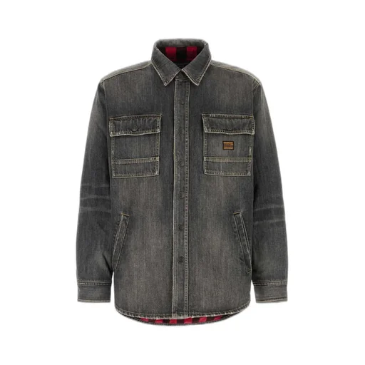 Collared Denim Shirt