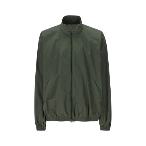 Tape Logo High-Neck Jacket