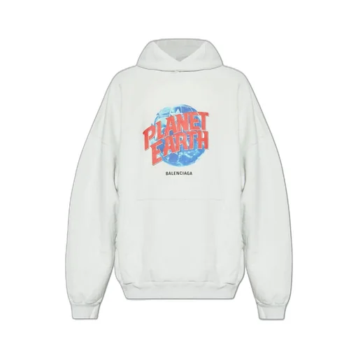 Planet Earth Printed Hoodie