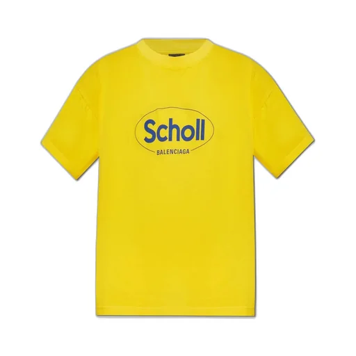 X Scholl Logo Printed Crewneck T-Shirt