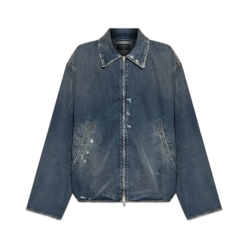 Zip-Up Denim Jacket