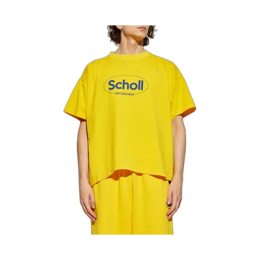X Scholl Logo Printed Crewneck T-Shirt