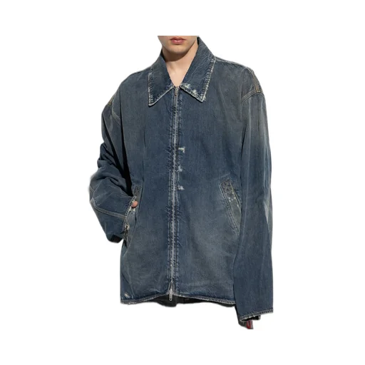 Zip-Up Denim Jacket