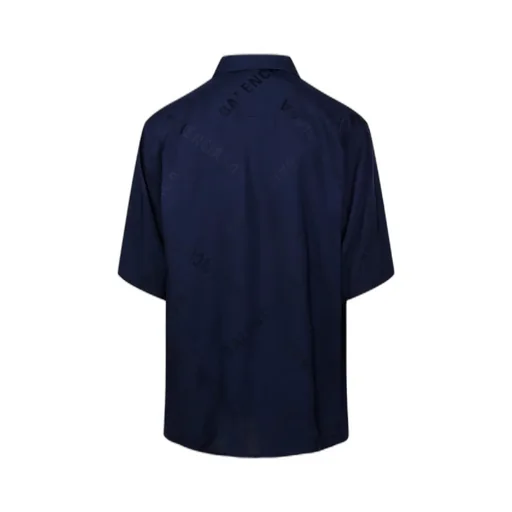 Fluid Jacquard Short-Sleeve Shirt