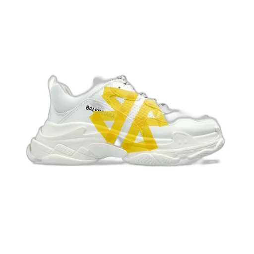 Triple S Tape Type Lace-Up Sneakers