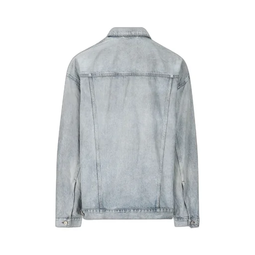 Size Sticker Denim Jacket