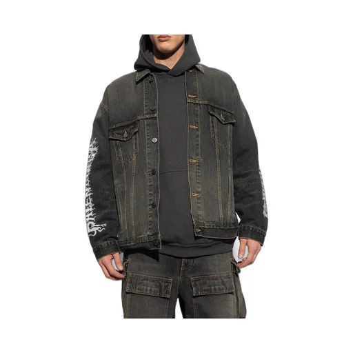 Logo Printed Denim Jacket