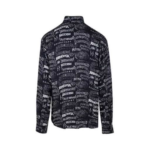 All-Over Logo Long-Sleeve Shirt