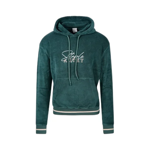 Logo Embroidered Drawstring Hoodie
